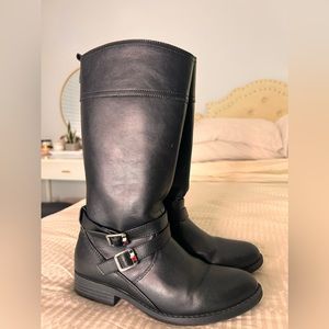 Tommy Hilfiger black boots